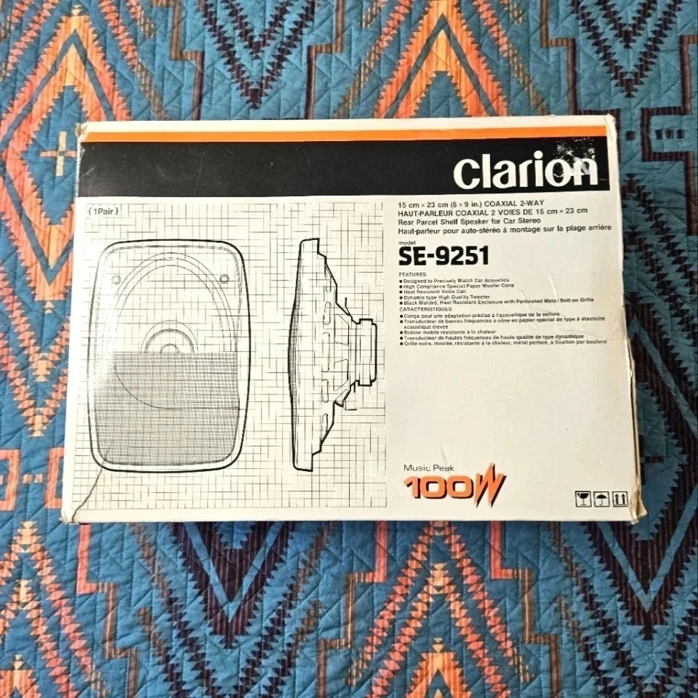 New Clarion car speakers‎